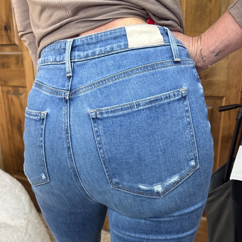 PAIGE Light Blue Skinny Jeans